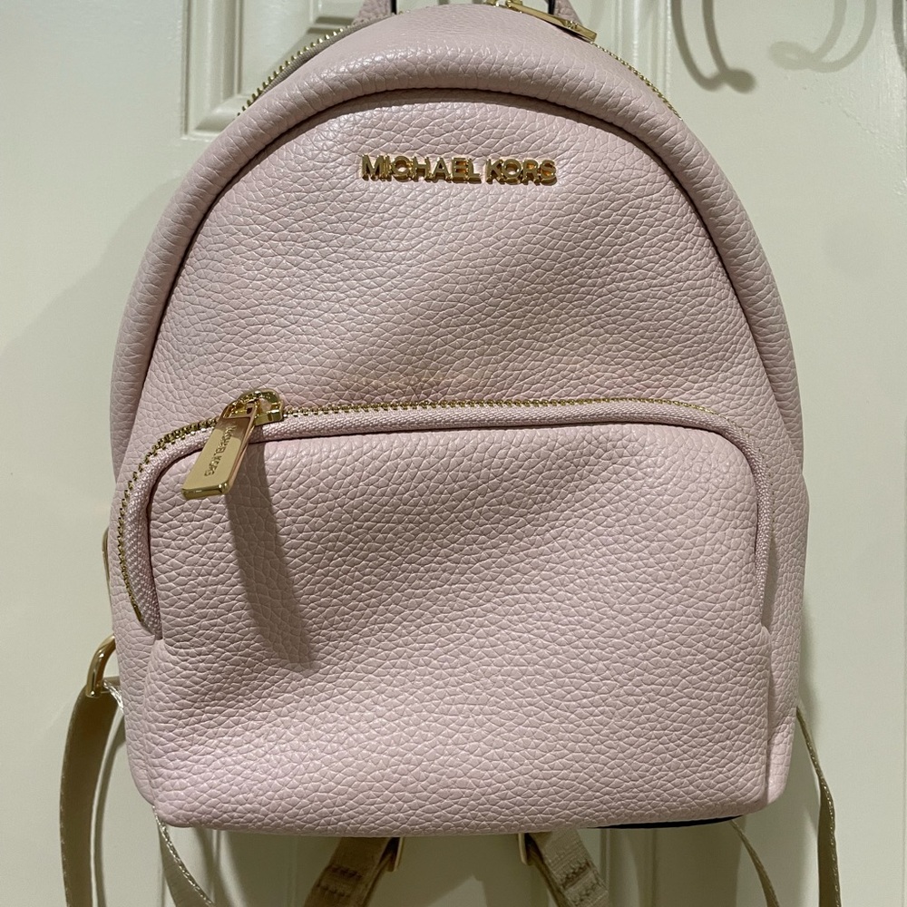 MK pink (powdered blush) backpack NWT